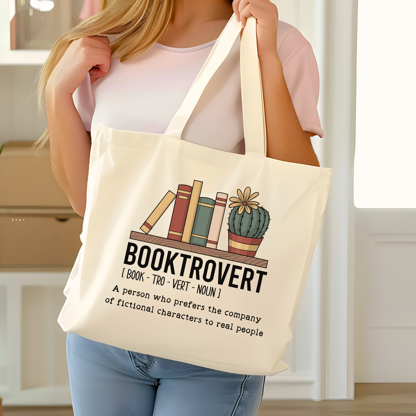 Booktrovert Tote Bag