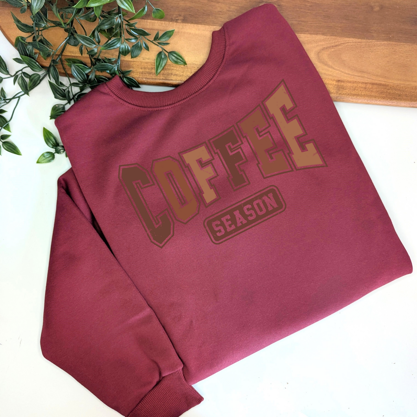 Coffee Season Crewneck Fleece Jumper