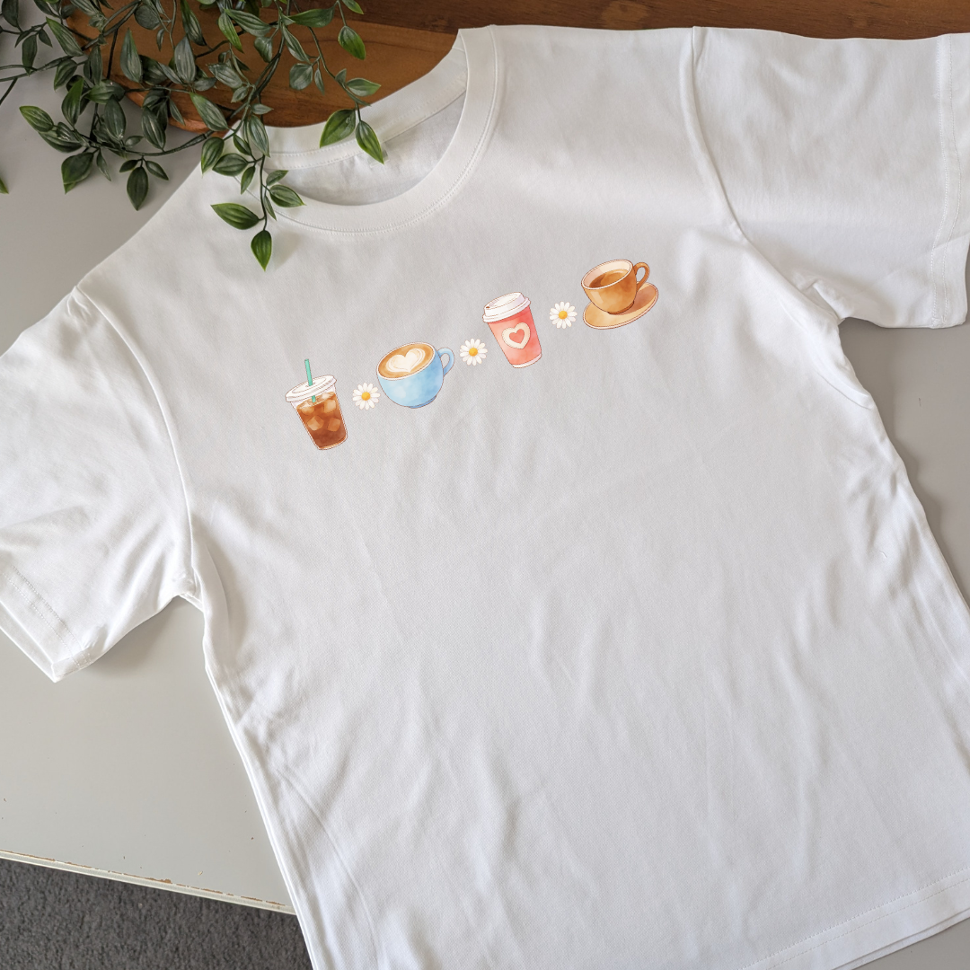 Coffee & Daisies tshirt
