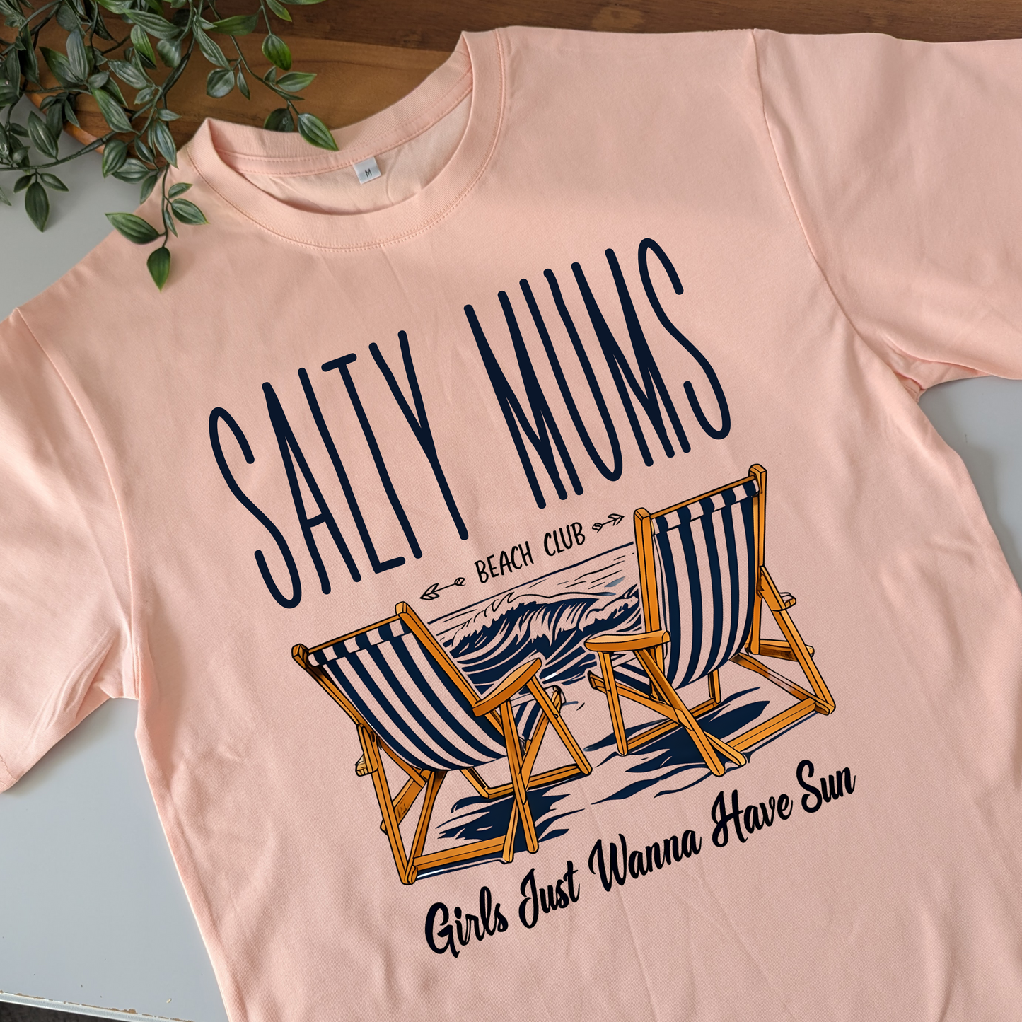 Salty Mum's Beach Club Girls Just Wanna Have Sun Tshirt