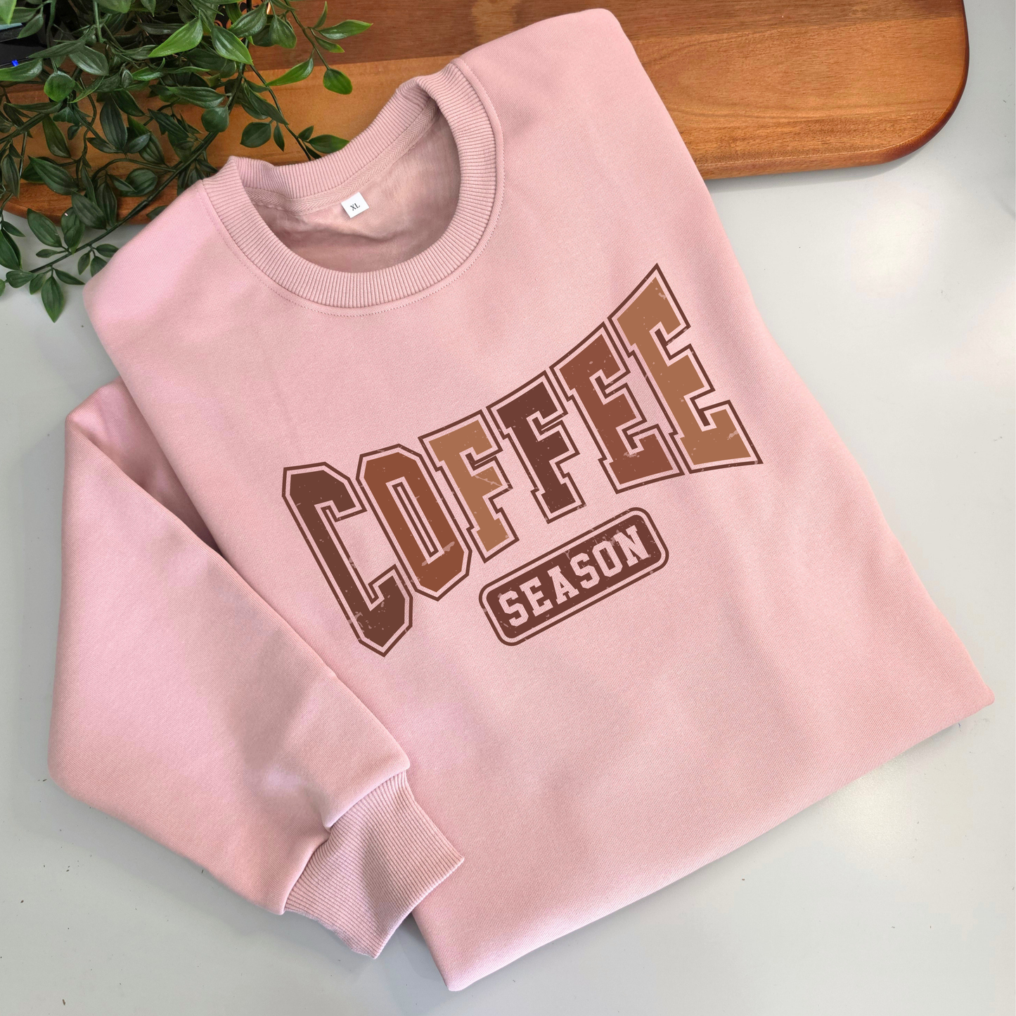 Coffee Season Crewneck Fleece Jumper