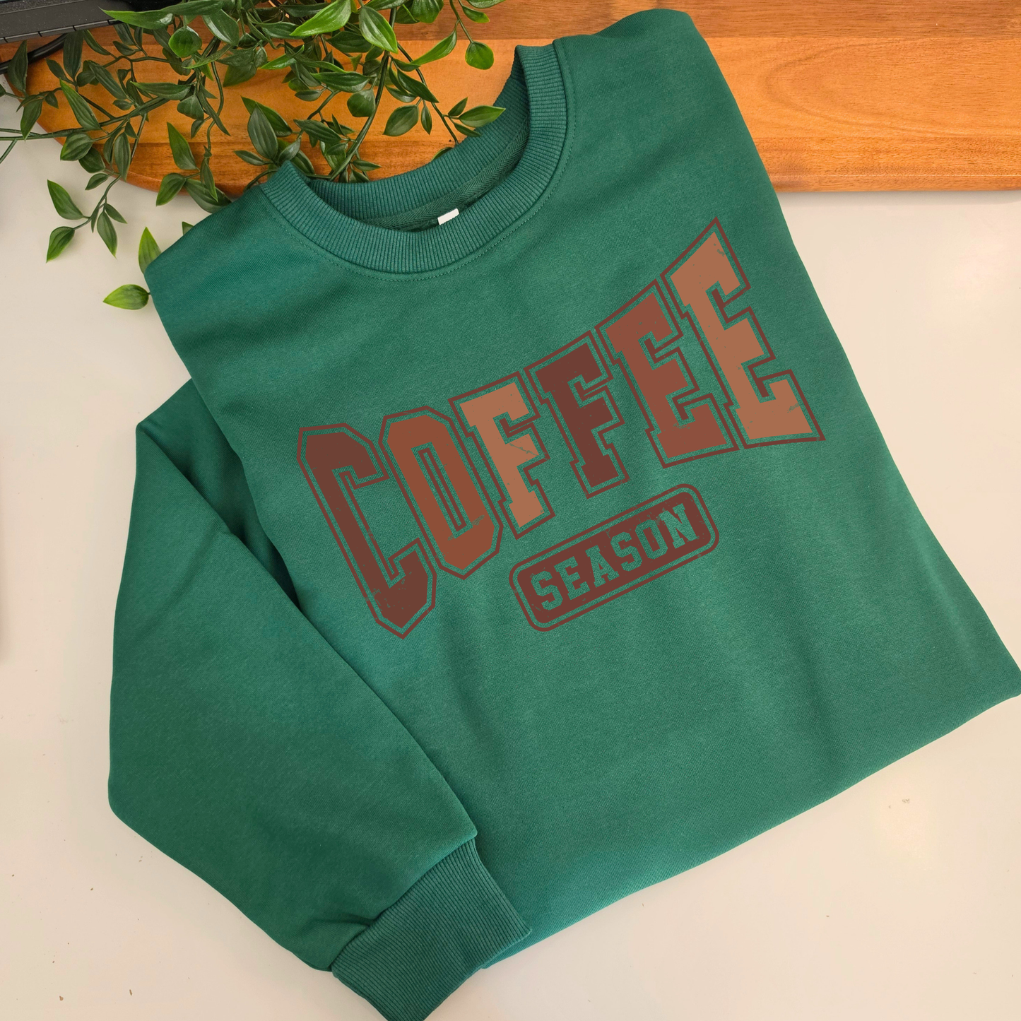 Coffee Season Crewneck Fleece Jumper