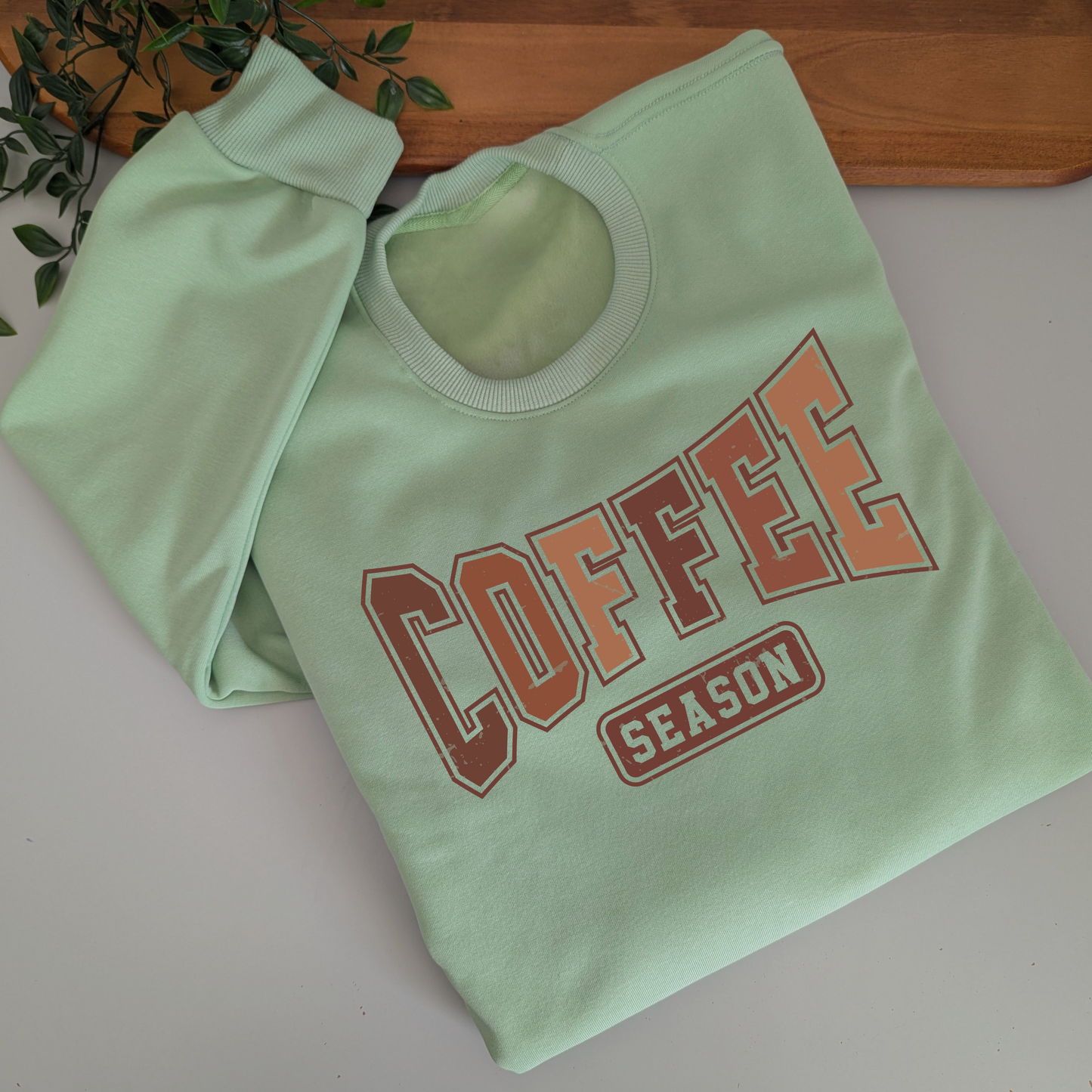 Coffee Season Crewneck Fleece Jumper