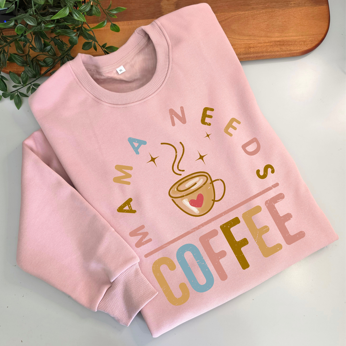 Mama Needs Coffee Fleece Jumper