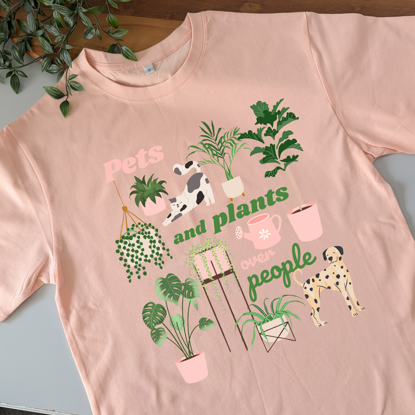 Pets and Plants over People Tshirt