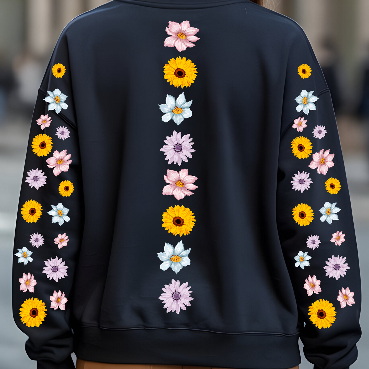Flower Garden Crewneck Jumper