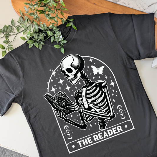 The Reader Tarot Card Style Tshirt