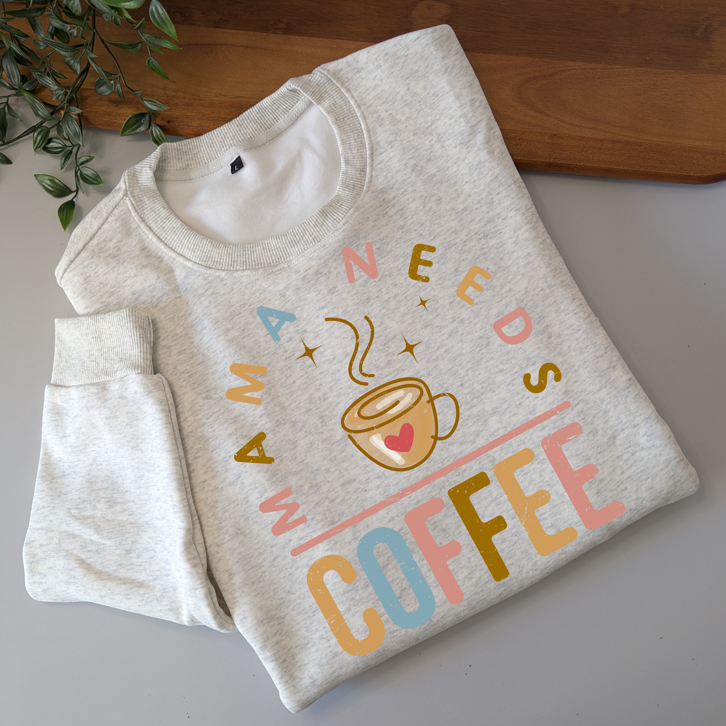 Mama Needs Coffee Fleece Jumper