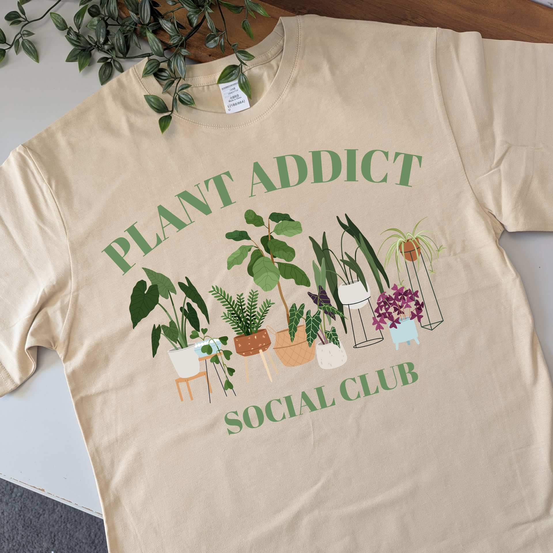 friends of plants privat social club Plant Addicts Social Club Tshirt – Monday Me