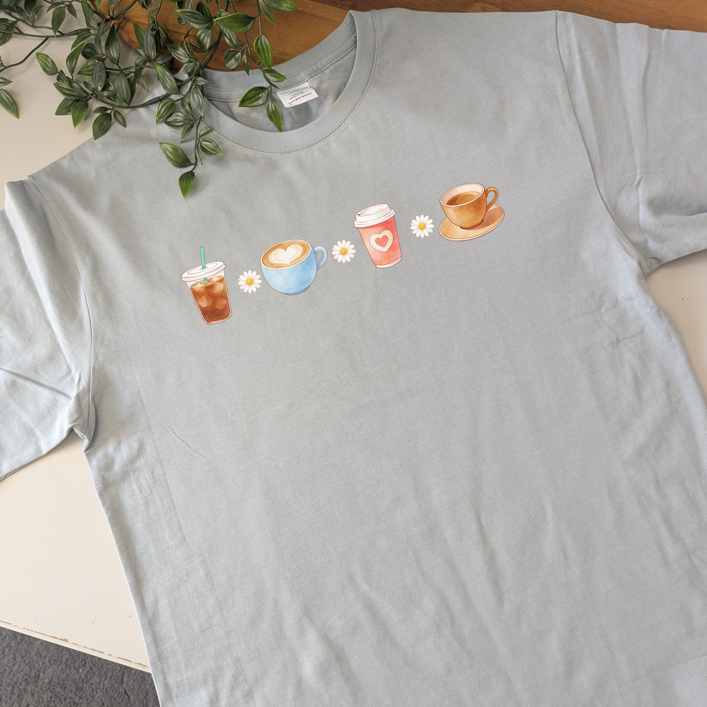 Coffee & Daisies tshirt