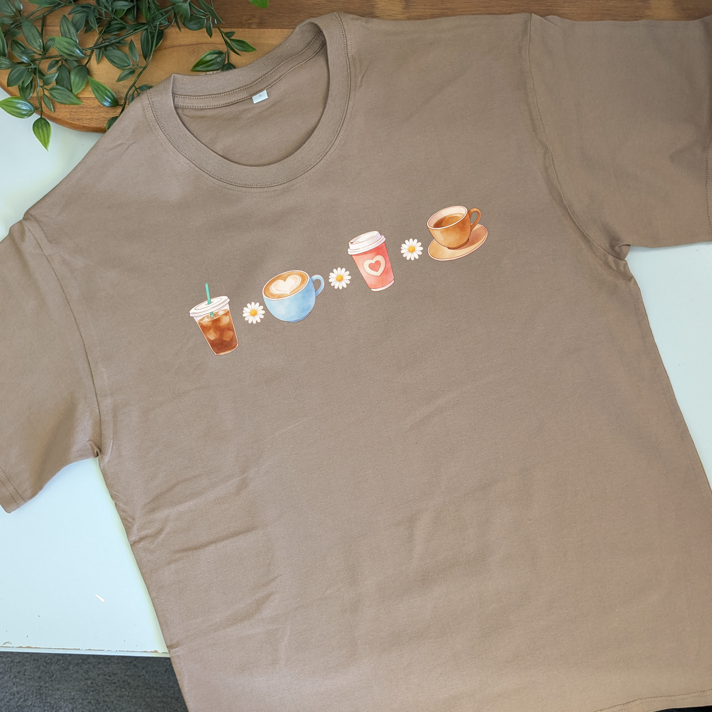Coffee & Daisies tshirt