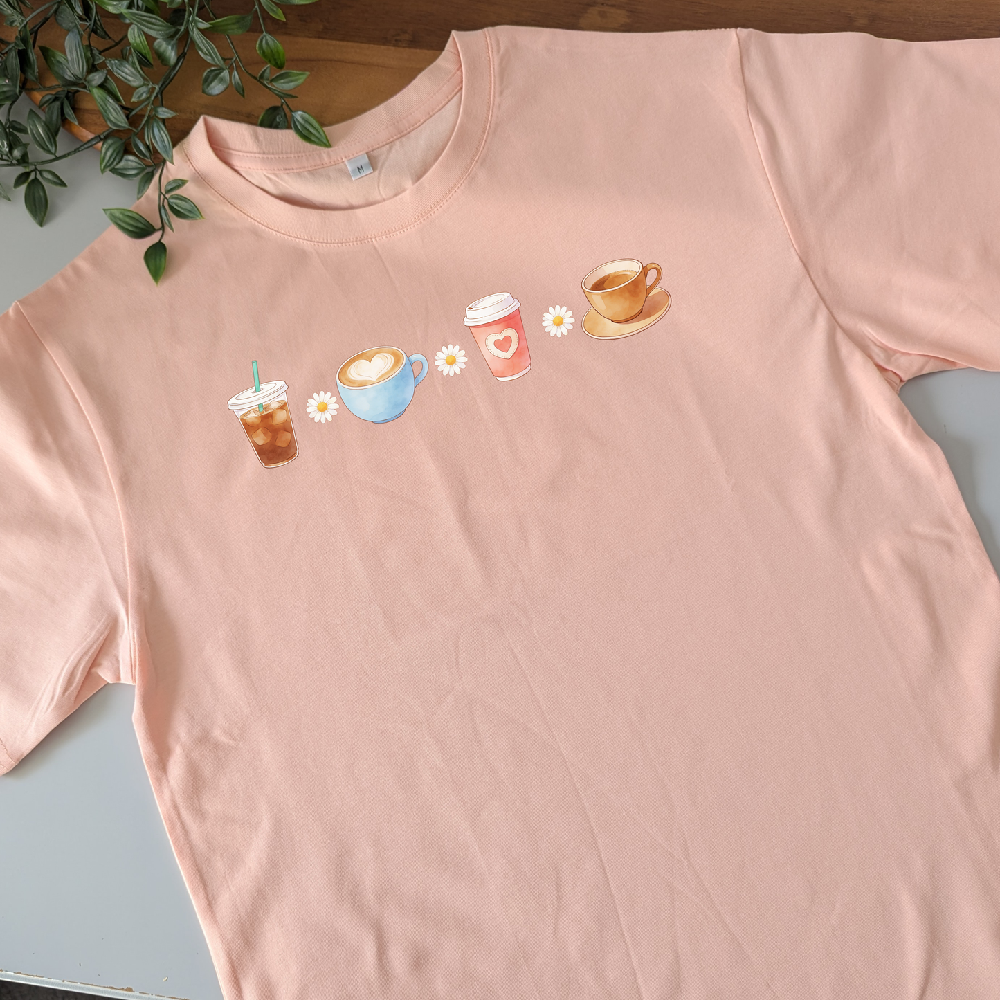 Coffee & Daisies tshirt