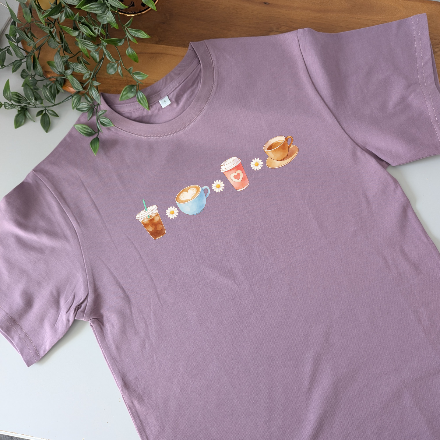 Coffee & Daisies tshirt