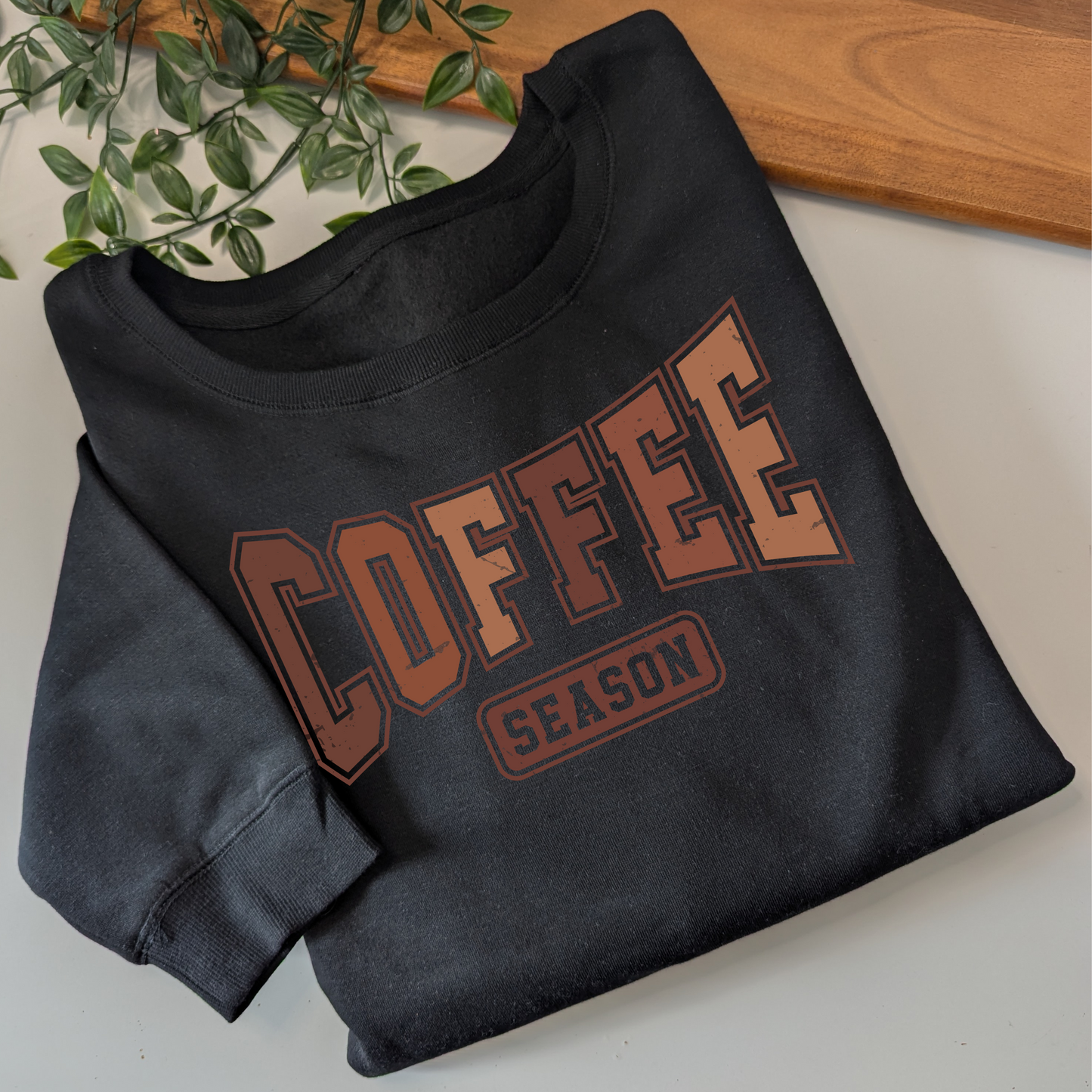 Coffee Season Crewneck Fleece Jumper