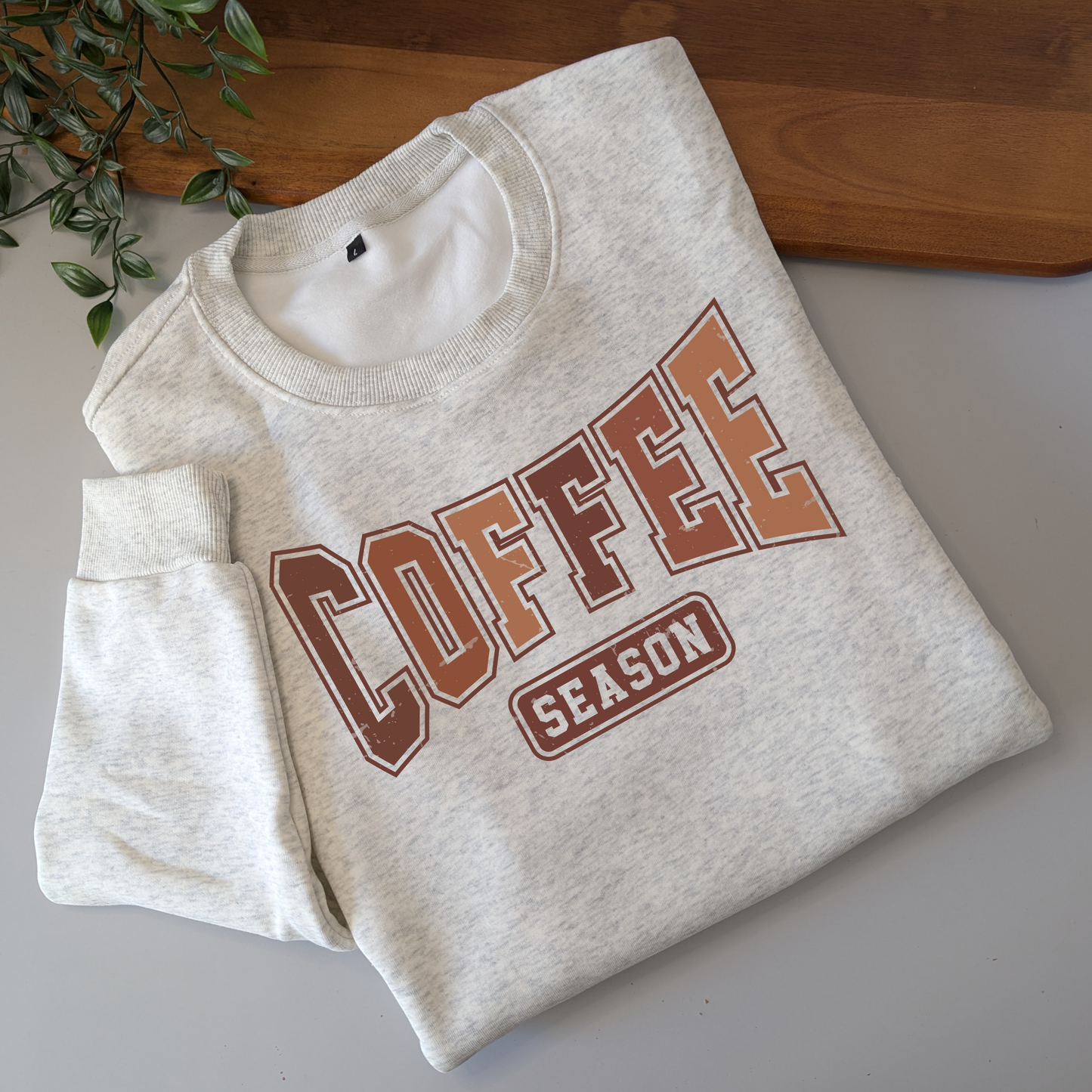 Coffee Season Crewneck Fleece Jumper