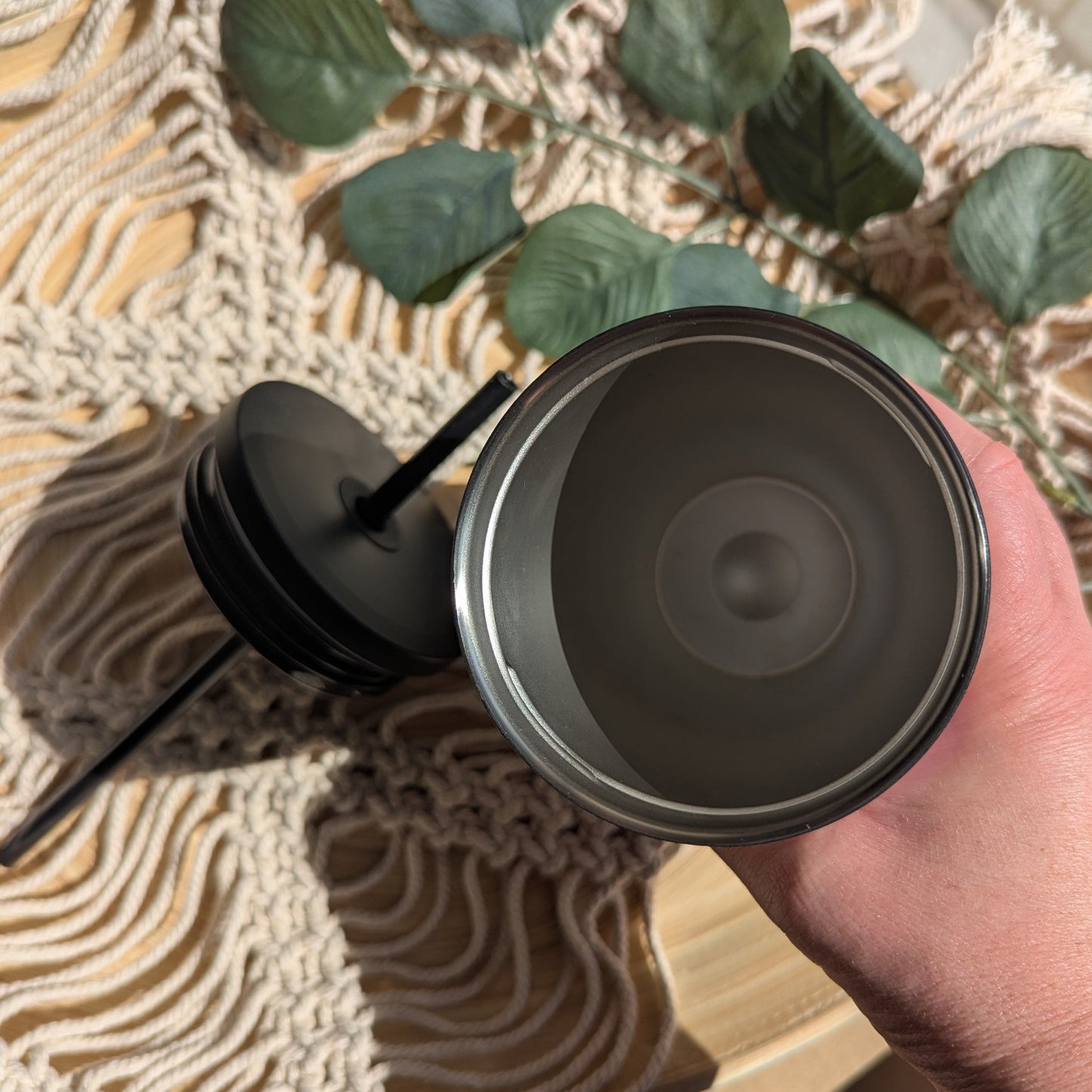 Insulated tumbler & straw with choice of design