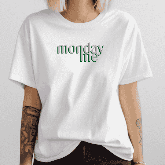 Monday Me merch tshirt