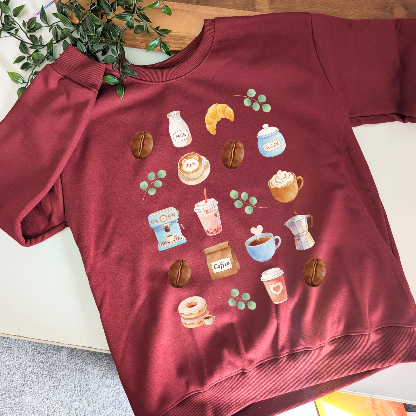 You had me at Coffee crewneck jumper - 4 design variations