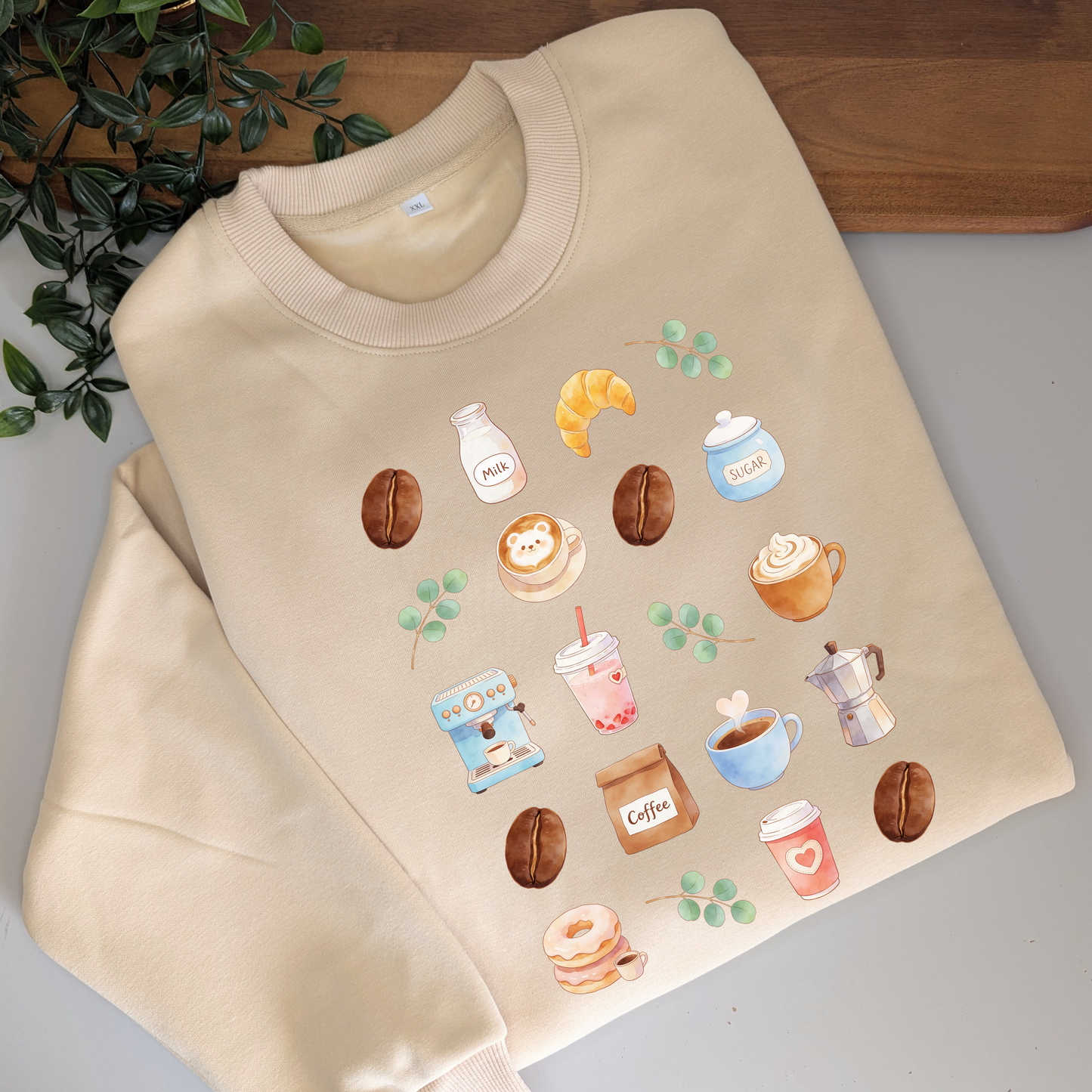 You had me at Coffee crewneck jumper - 4 design variations