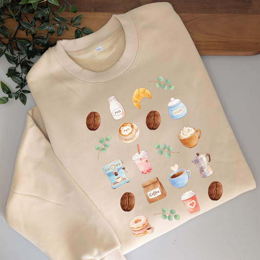 You had me at Coffee crewneck jumper - 4 design variations